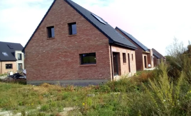 Construction d'une maison individuelle en briques proche de Roubaix