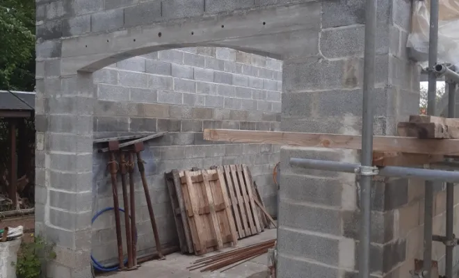 Création d'une dalle béton dans une maison individuelle proche de Roubaix, Société Nouvelle LOUBERT