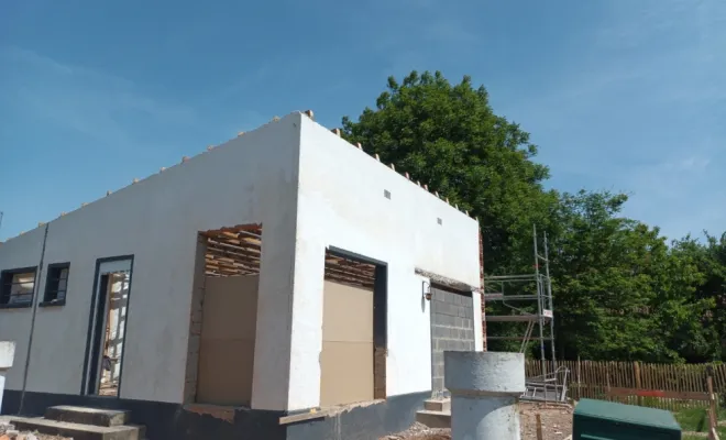 Création d'une dalle béton dans une maison individuelle proche de Roubaix, Société Nouvelle LOUBERT